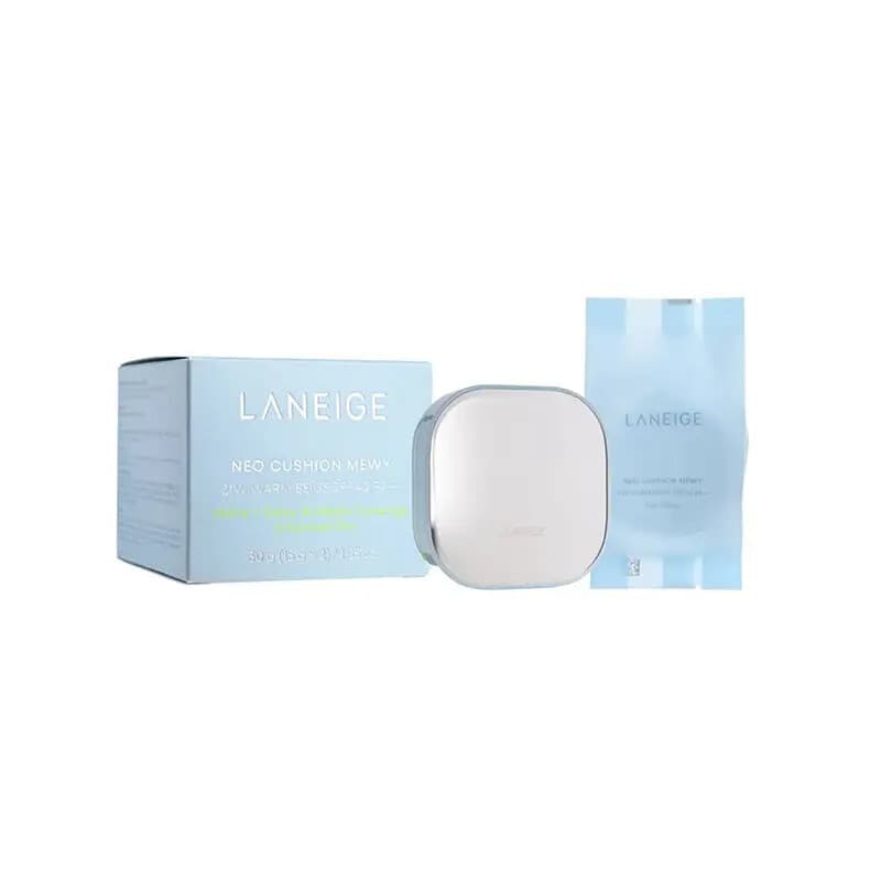 兰芝(Laneige)新颜无暇 NEO气垫粉底(蓝)21W (正装+补充装15*2) 30g