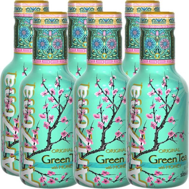 AriZona Groene thee 6 x 500 ml