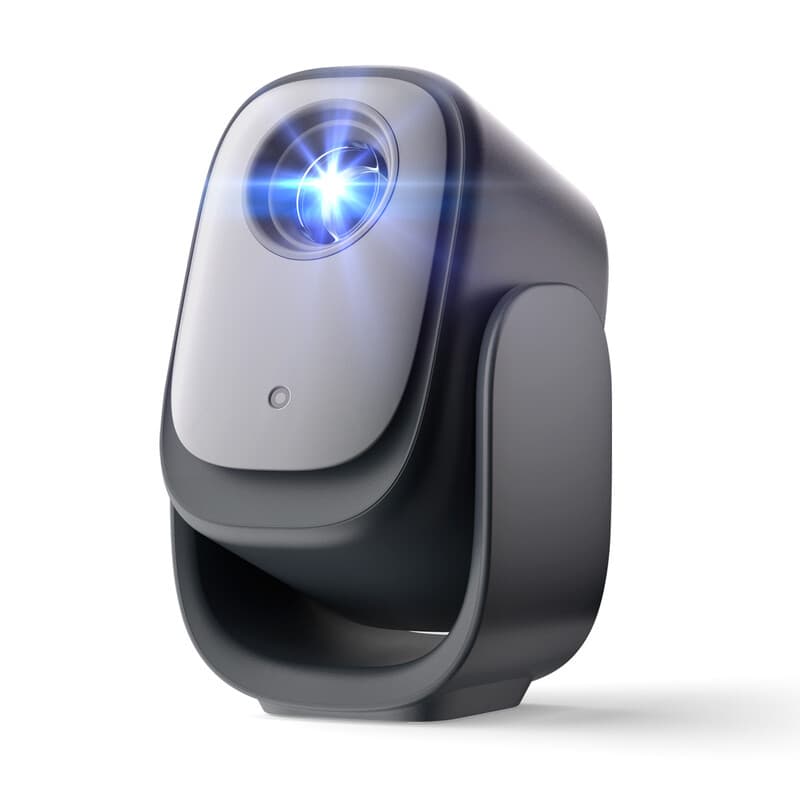 Dangbei N2 Mini Beamer met wifi en Bluetooth, officieel gelicentieerd door Netflix, 1080P slimme draagbare projector met Dolby Audio, automatische scherpstelling, automatische keystone-correctie en obstakelvermijding