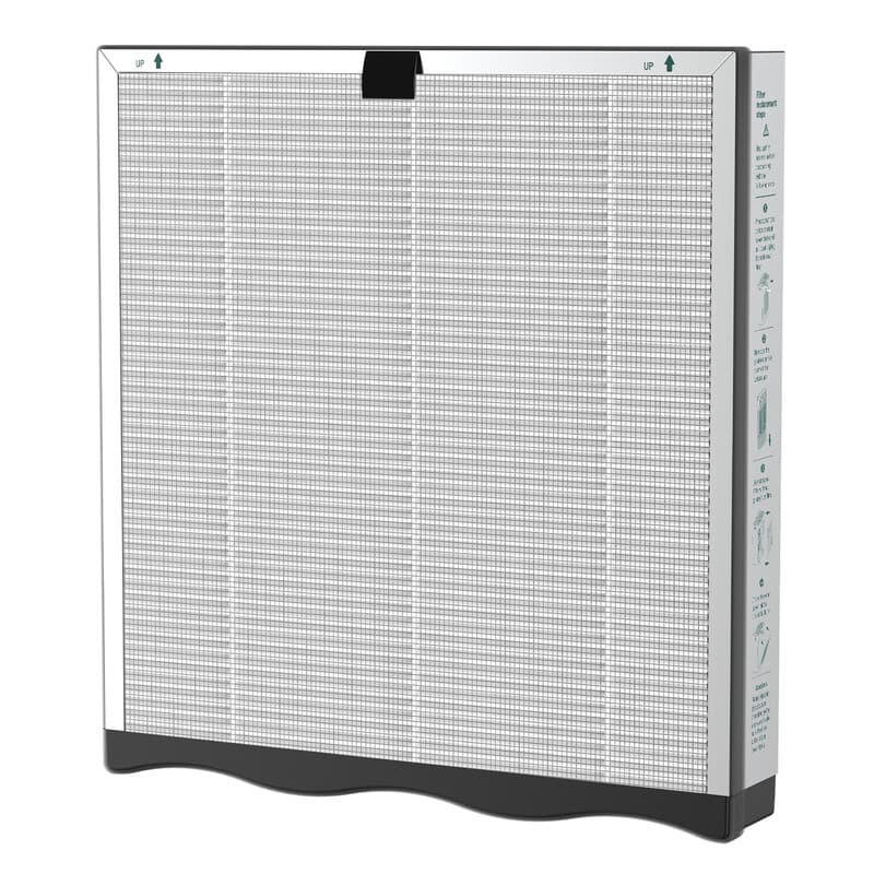 JAFANDA True HEPA 13 vervangingsfilter voor JF268N, 3-in-1 hoge efficiëntie, actieve kool verwijdert stof, allergenen en geuren, 1 stuk, wit