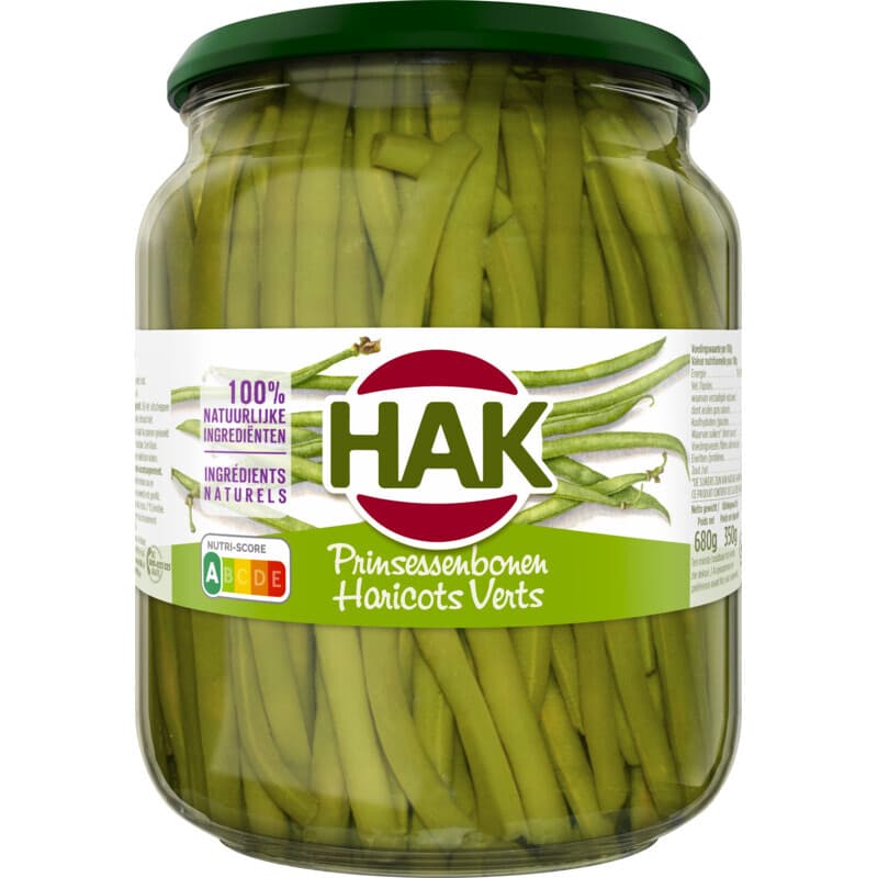 Hak Extra Fijne Groene Bonen - 680 g