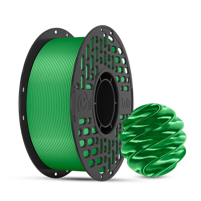 CaiLab PLA-zijde 3D-printerfilament, eenkleurig - kerstgroen