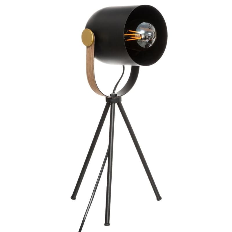 Atmosphera Statieflamp - Zwart Metaal, 45 cm