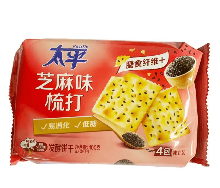 Pacific Soda Crackers (sesamsmaak) 100g
