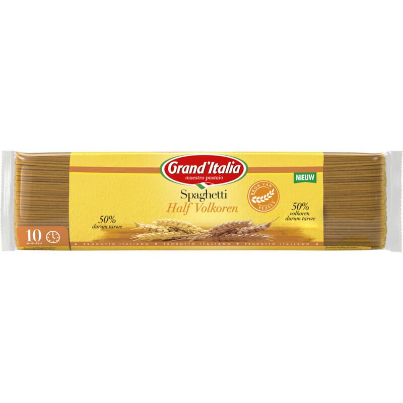 Grand'Italia Spaghetti Half Whole Wheat - 500 g