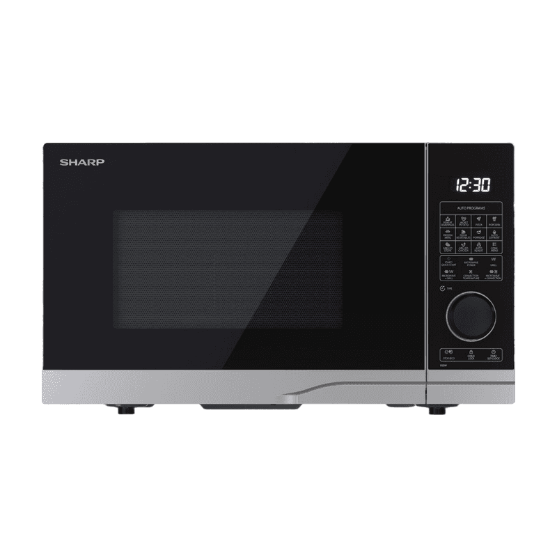 Sharp YC-PC254AE-S combimagnetron met grill en heteluchtoven - 900W - 25 liter - zilver
