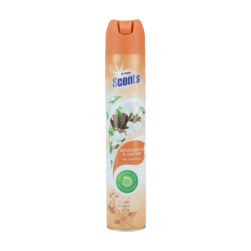 At Home Scents Luchtverfrisser Spray - Sandalwood Jasmine 400ml.