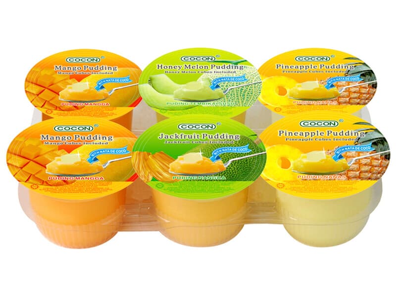 Sura Pudding vruchtenpudding met nata de coco en blokjes 708 g