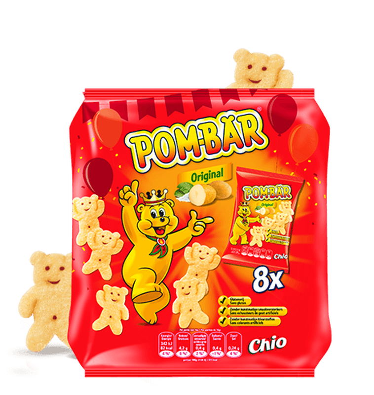 Chio Pom-Bär Original - 8 stuks, 128 g