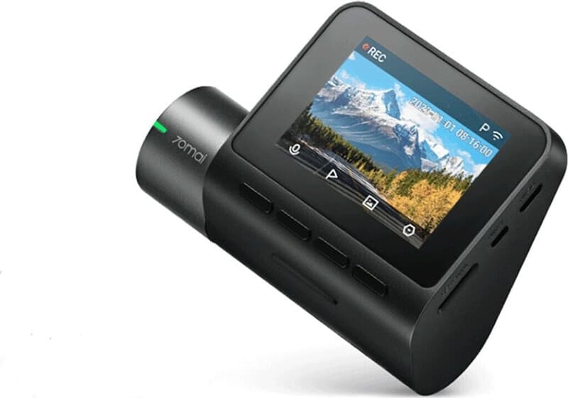 70mai Dashcam A200, 1080P HDR Frontcamera, 60 FPS vloeiende opname, 70mai Night Owl Vision, 130° kijkhoek, 2'' IPS-scherm, WiFi App-bediening, geen SD-kaart inbegrepen