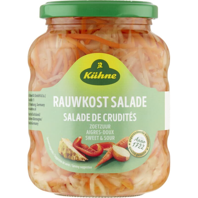 Kühne Rauwkost Salade Zoetzuur 330 g