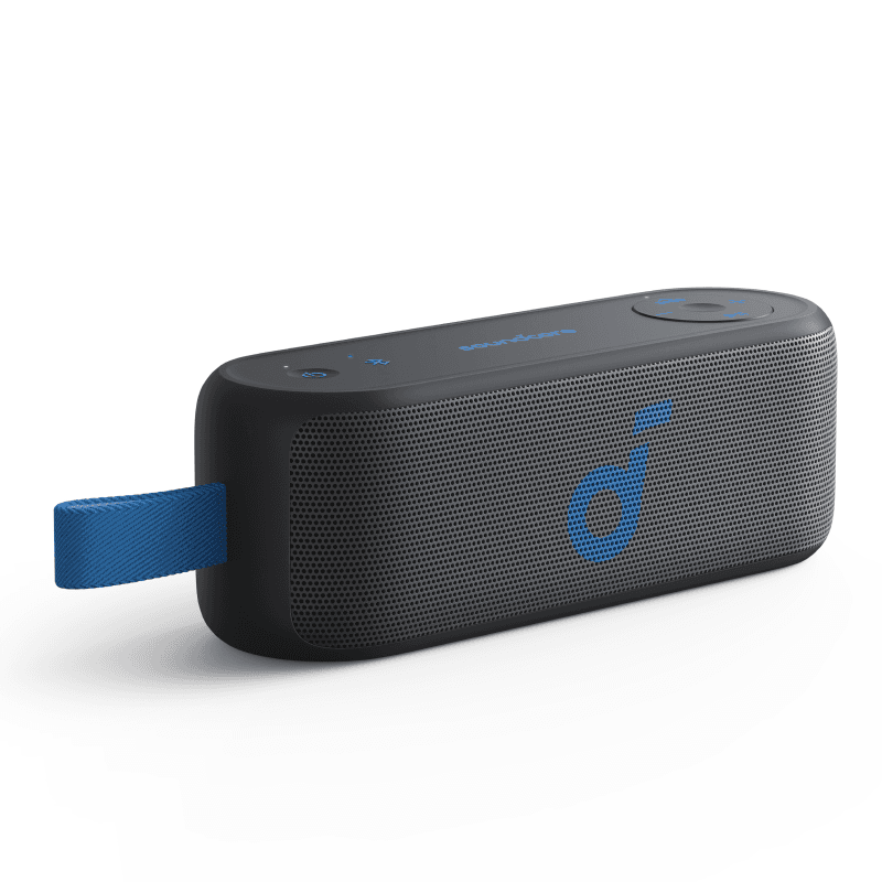 Soundcore Select 3 draadloze stereoluidspreker, grijs, blauw, 16 W