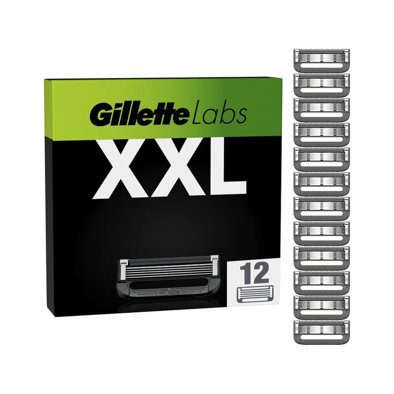 Gillette Labs Navulmesjes (12 stuks)
