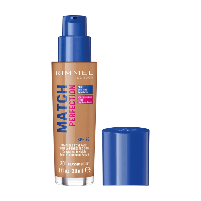Rimmel London Match Perfection Foundation - 201 Classic Beige
