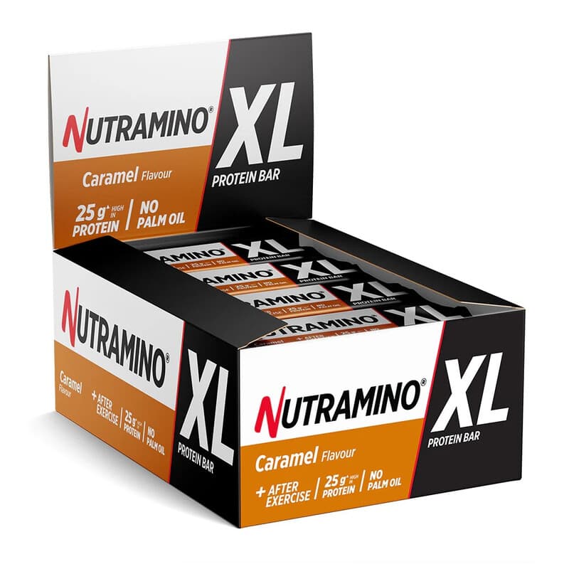 Nutramino XL Eiwitreep 16 x 74 g - Chocolade&Karamel