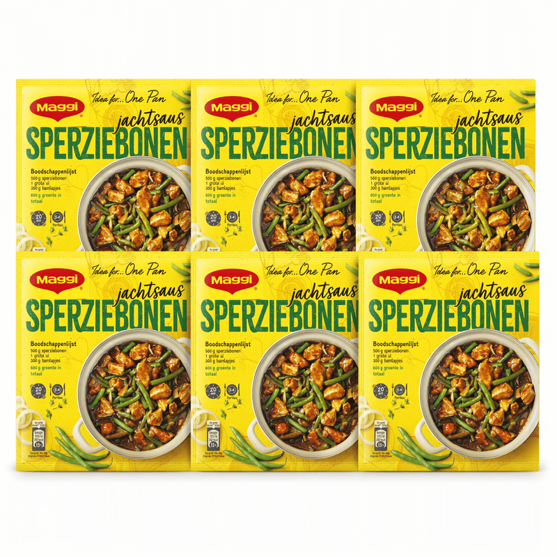 Maggi One Pan Sperziebonen Met Jagerssauce - 6 x 54 g