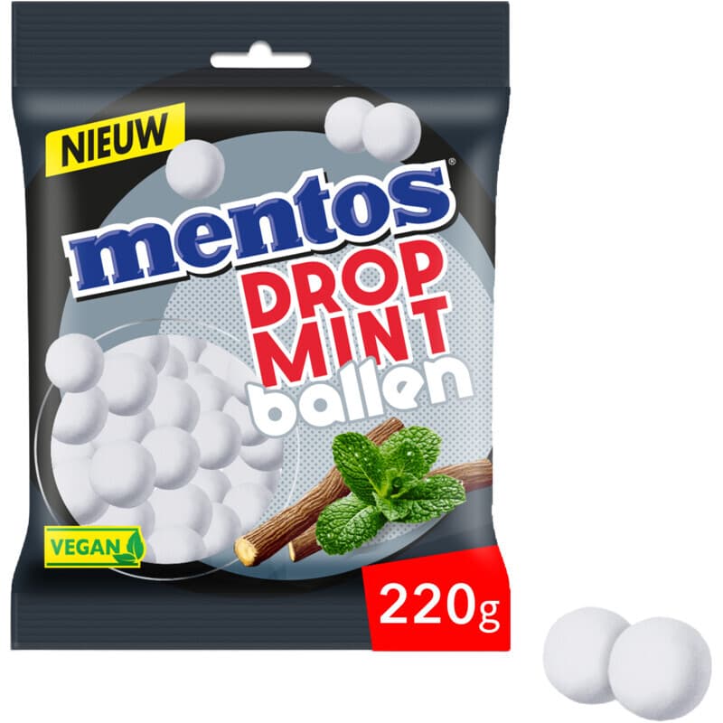 Mentos Dropmint Balls - 220 g