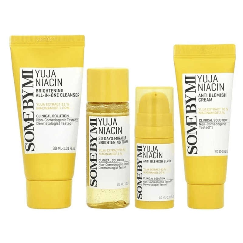 SOME BY MI - Yuja Niacin - Anti Blemish Starter Kit - 4 Delig - 90 ml
