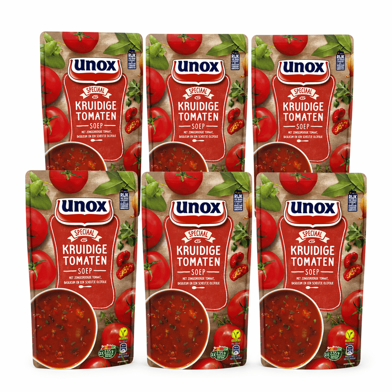 Unox Siz Favoriete Pittige Tomatensoep - 6 x 570 ml
