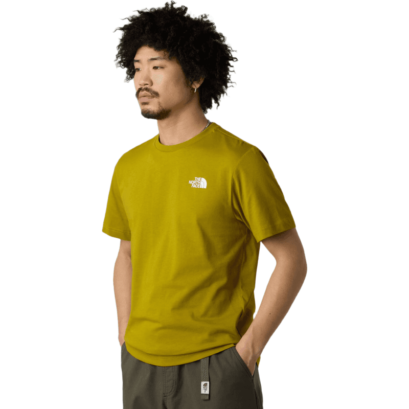 The North Face heren T-shirten NF0A87NP Deep Dijon/Woodland groen