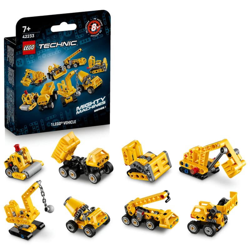 LEGO® Technic Machtige Machines - Verrassingsdoosje met Bouwspeelgoed - Voertuigen om te Verzamelen - 42233