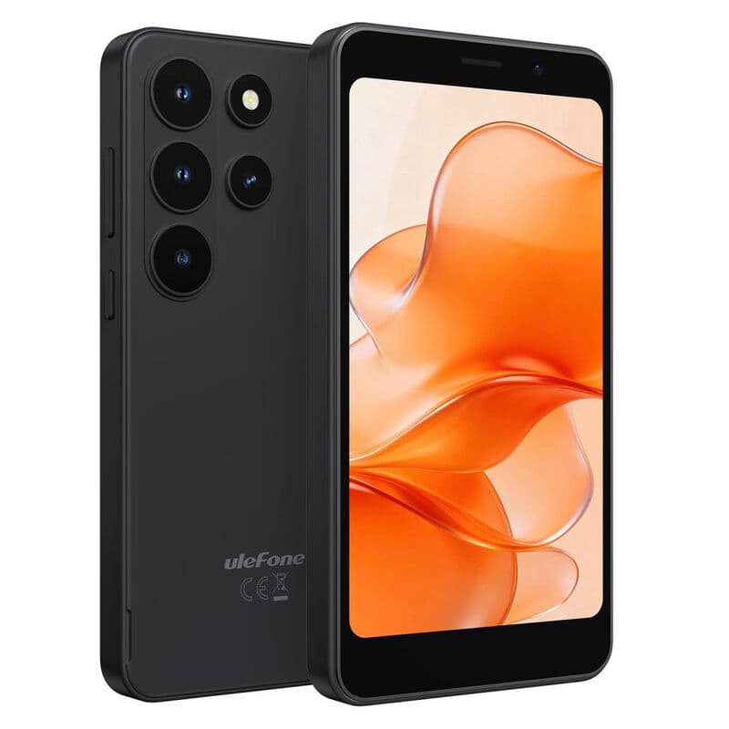 Ulefone Note 22 (3+32) zwart smartphone Android 16 Go 4G zonder oplader dual SIM