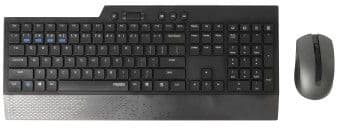 8200T Draadloze Combo set Toetsenbord-Muis, multimode, QWERTY, Zwart