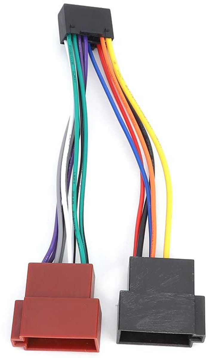 Auto Kabelboom Adapter - ISO Verlenging - Radio Aansluiten - Plug and Play - 16-Pins - Zwart