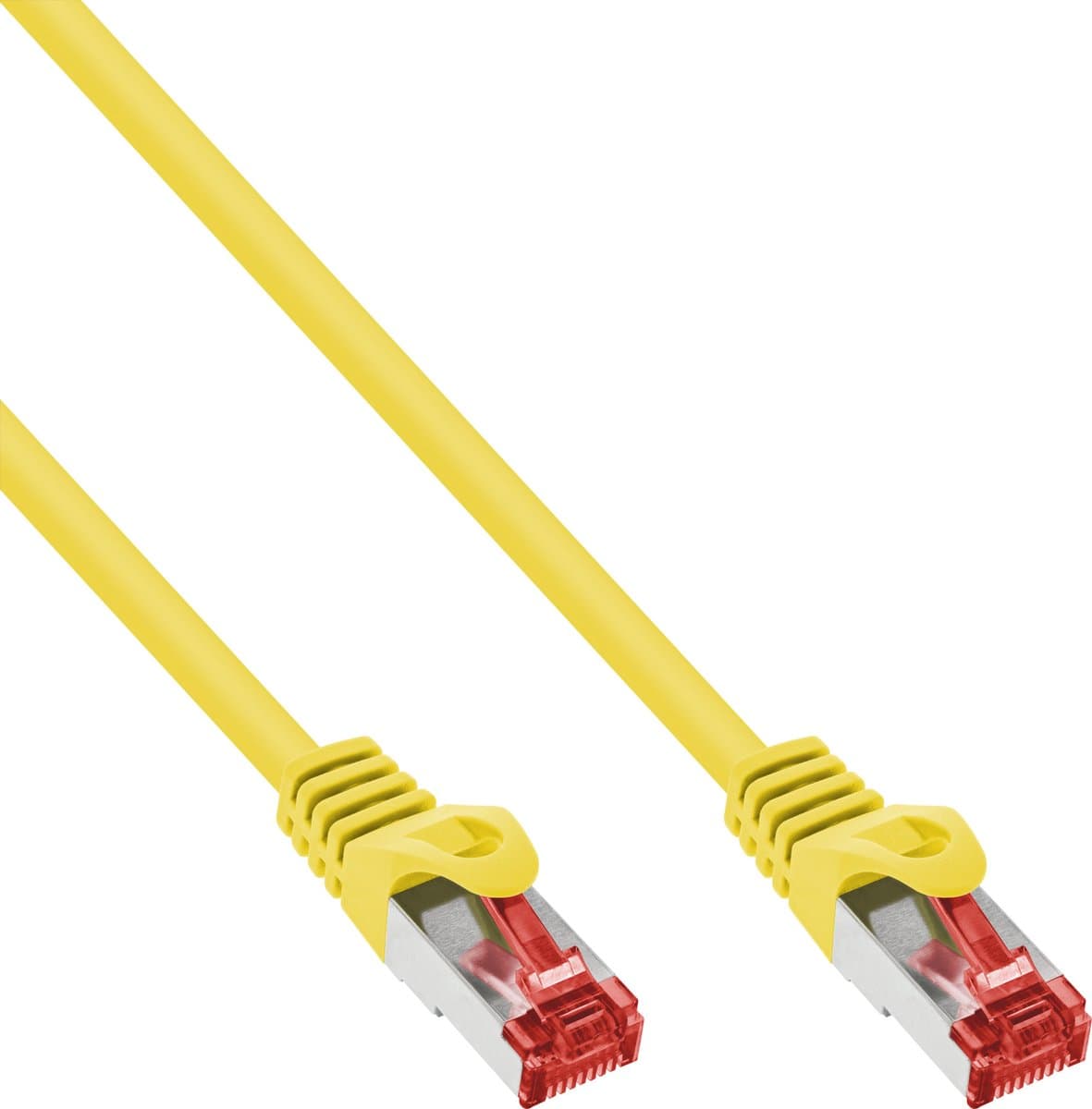 InLine® Patchkabel, S-STP/PiMF, Cat. 6, geel, 0.3m