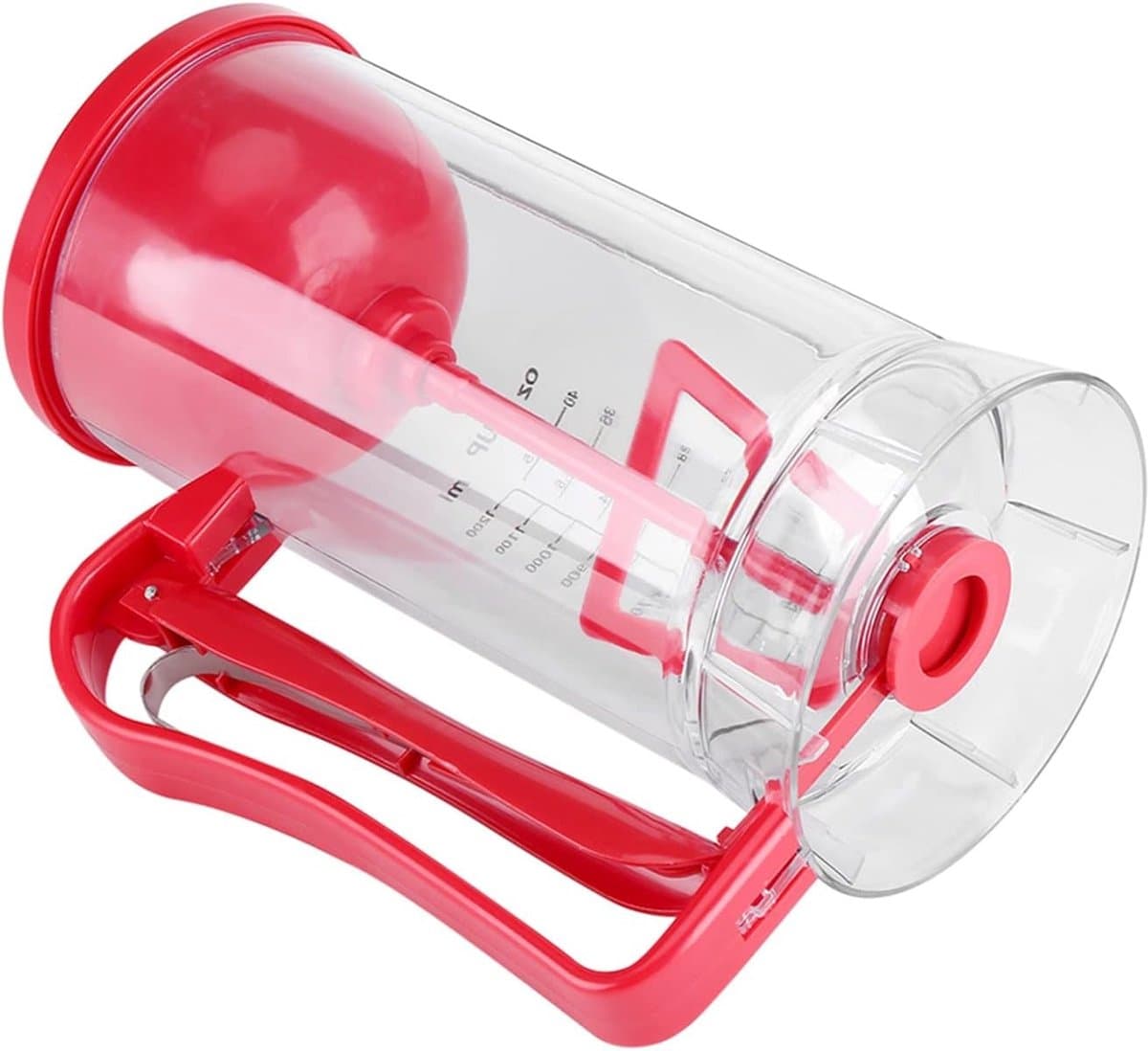Dailygoods - Deegdispenser - Mixer - Draadloos - Batterijgevoed - Elektrisch - Cupcakes - Wafels - Pannenkoeken - Geschikt voor Bakken - Wit - 2-in-1...