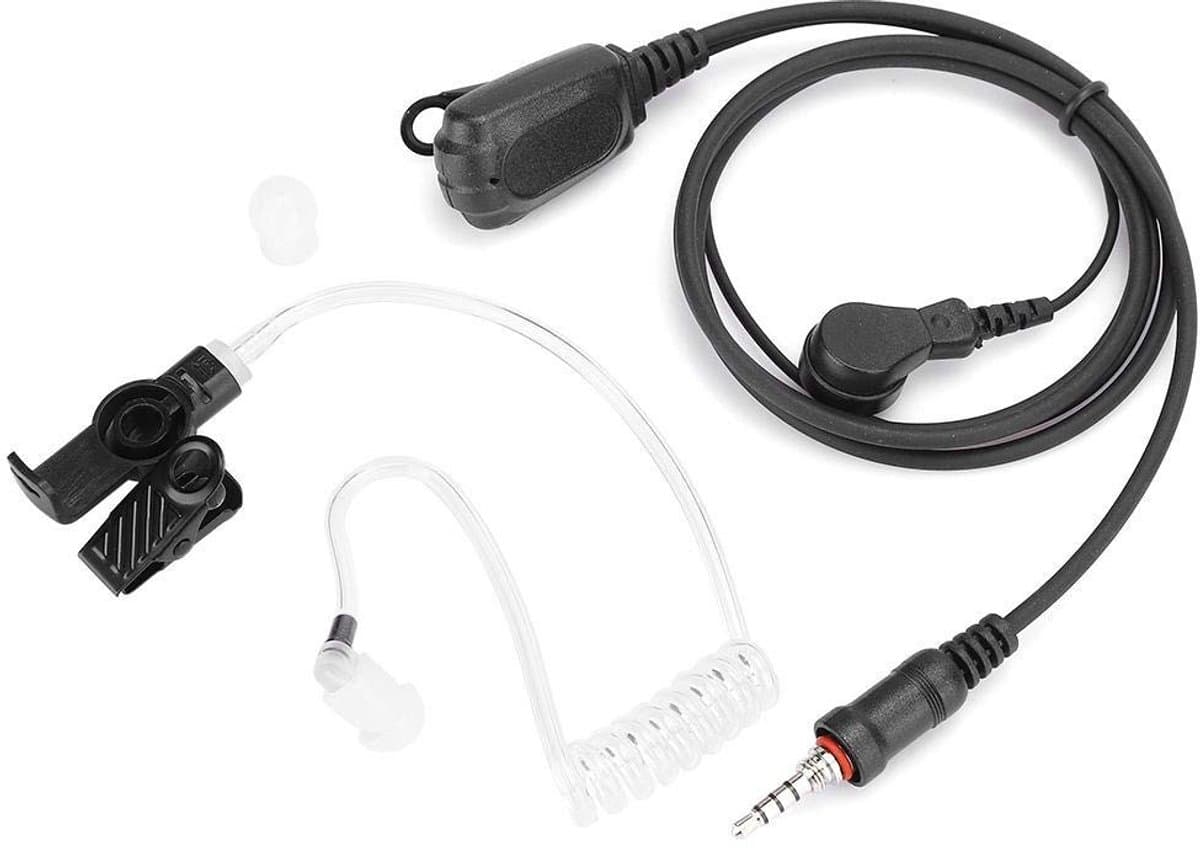 Allecto - Air Guide Headset - Waterdicht - Ruisonderdrukking - In-Ear Hoofdtelefoon - Voor IC-M M34 - PU - IP54
