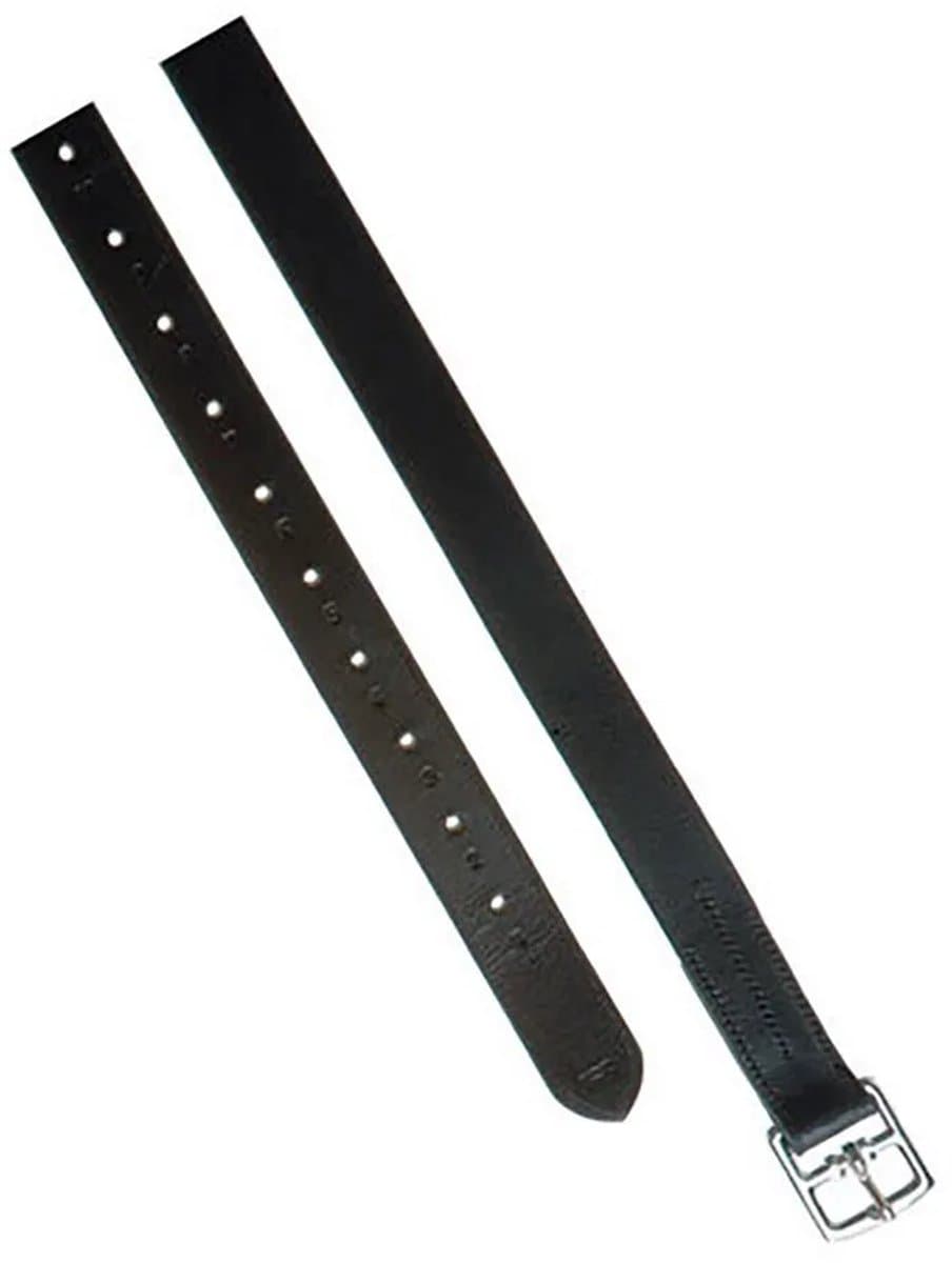 Hispano Hipica English Stijgbeugelriemen Zwart 25 x 140 cm