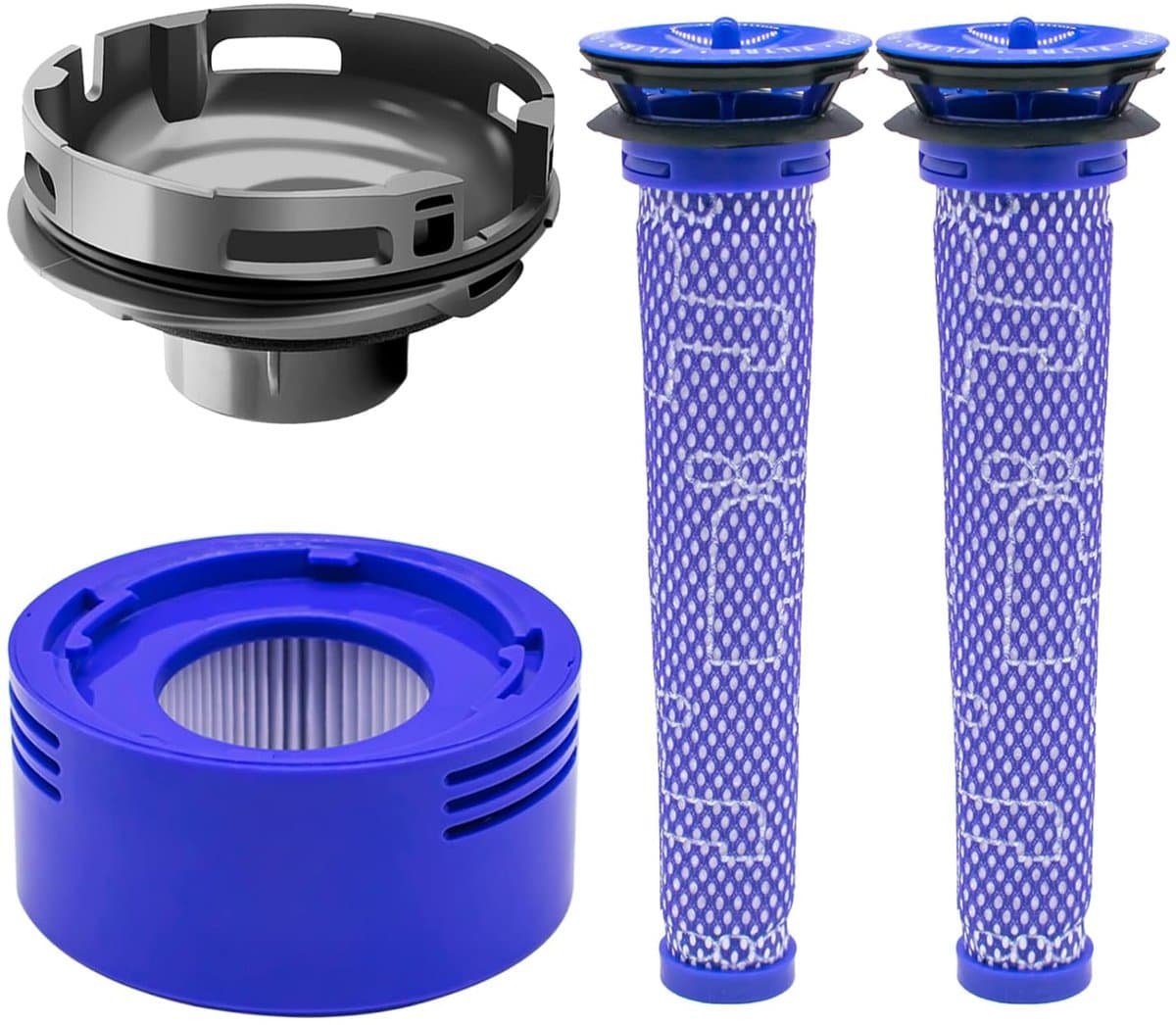 Motorachterklep Geschikt voor Dyson V7 en V8 stofzuigers, inclusief 1 motorachterklep, 1 achterfilter en 2 Geschikt voorfilters.