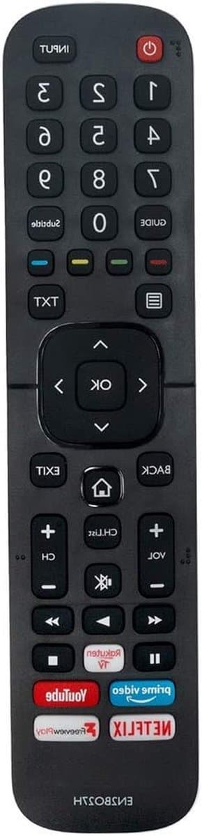 Afstandsbediening - Universele bediening - TV bedienen - Directe werking - 10 Meter bereik - Zwart