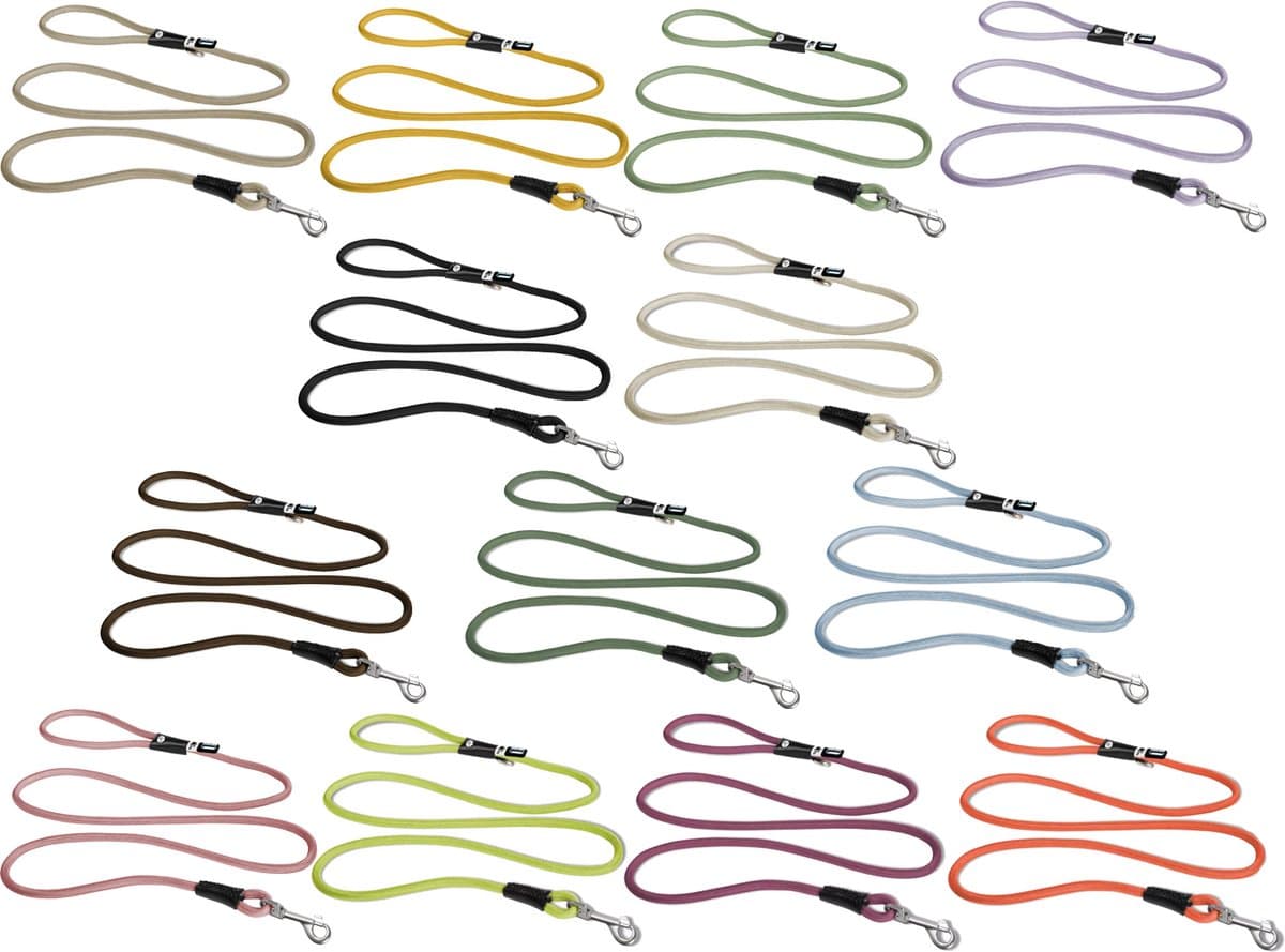 Curli Stretch Comfort Leash - Sun Orange - L