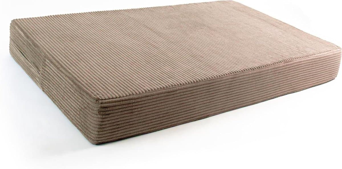 Pallet Kussen - Zitkussen Bank - Tuinmeubilair Creëren - Corduroy Stof - 120 x 80 cm - Beige