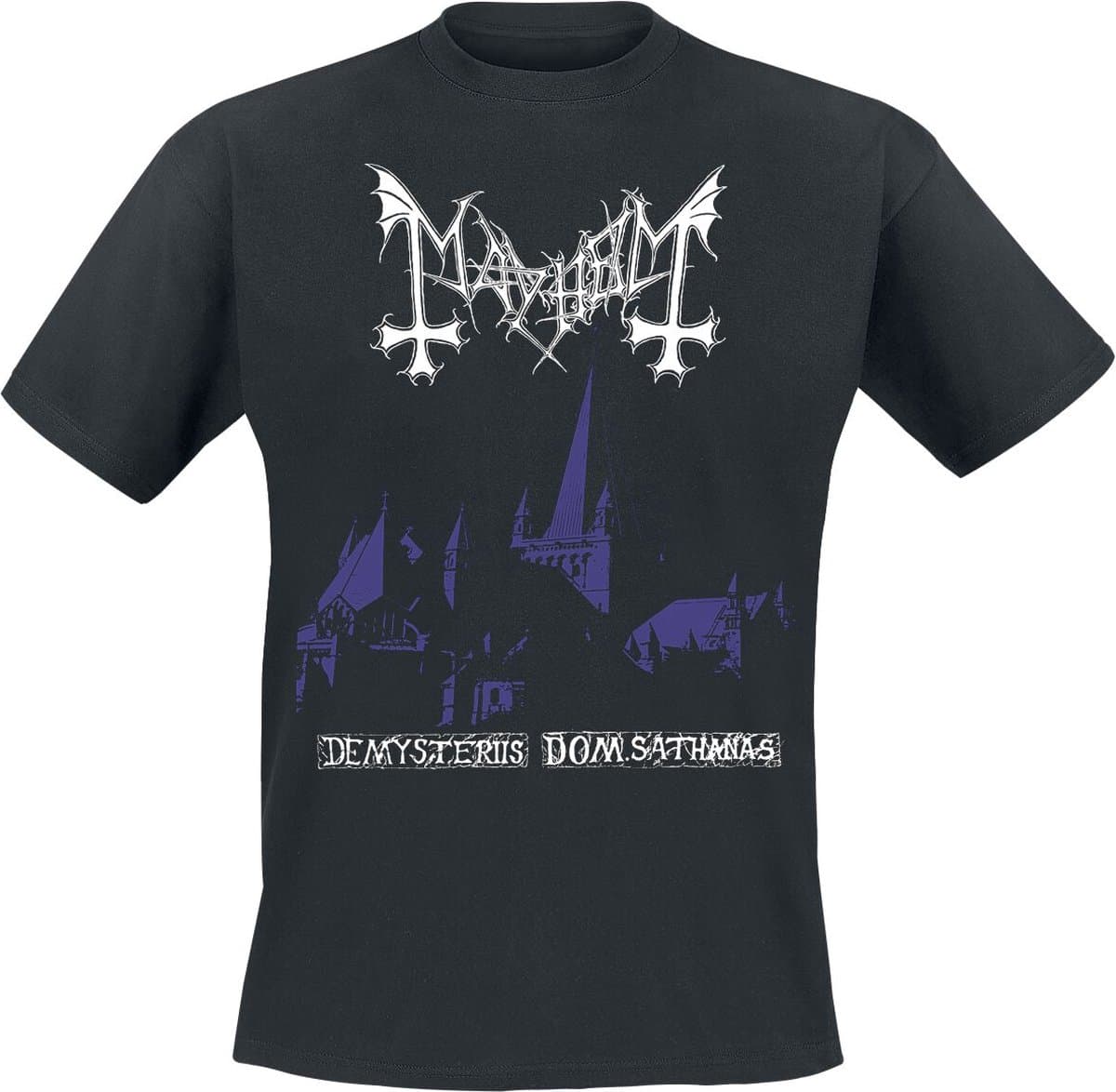 Mayhem Purple De Mysteriis Dom Sathanas Heren T-shirt - zwart - S