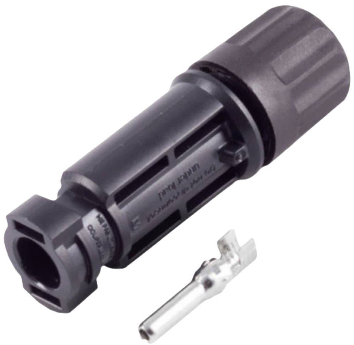 BKL Electronic 2800010 PV4 stekker 2,5-6mmm, IP68, 1500 V. Zwart Inhoud: 25 stuk(s)