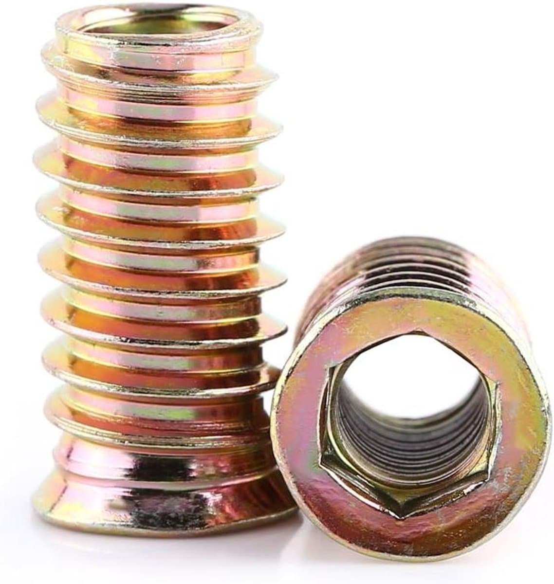 20 stuks Messing Draad Insert M6 M8 M10 voor Kunststof 3D Printer Onderdelen