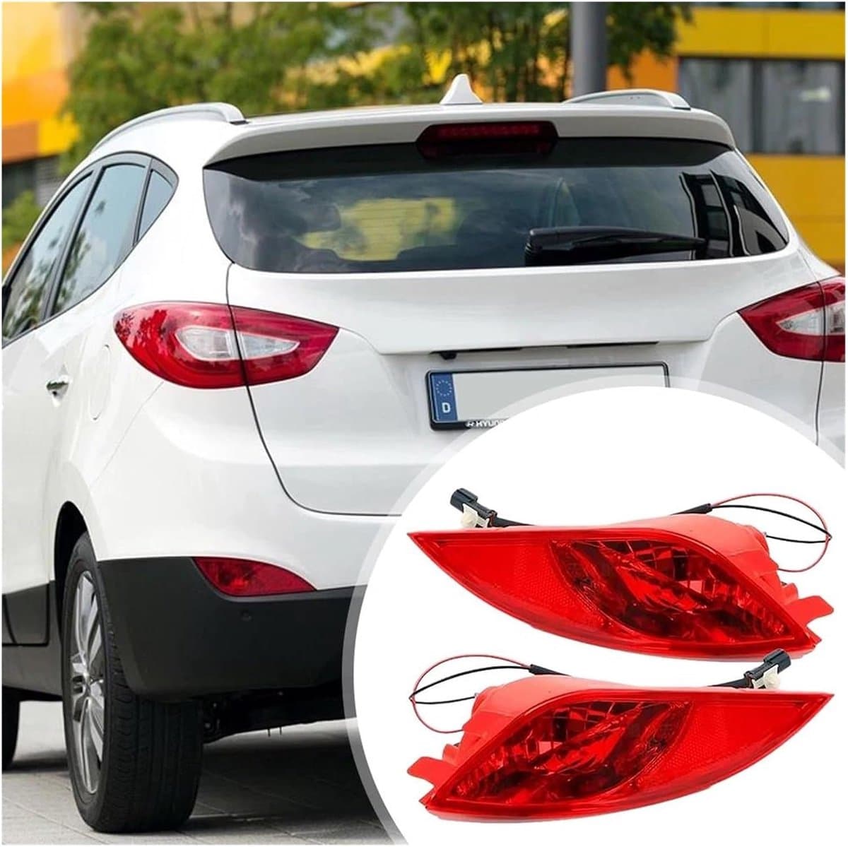 Achterbumper Reflector - Remlicht Reflector - Veiligheid Verbeteren - Goede Luchtdichtheid - 1PC Right - Rood