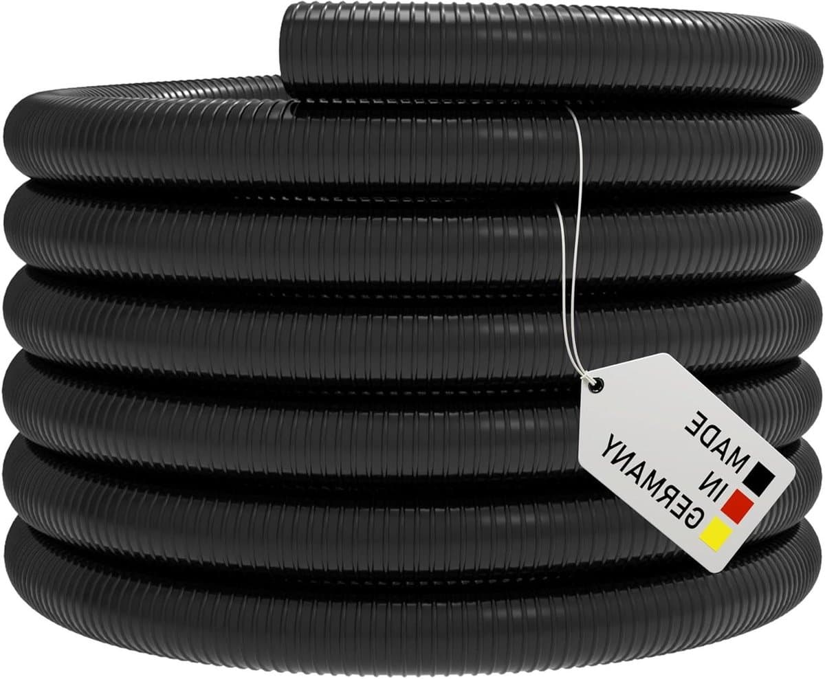 Vijverslang Zwart - Pompslang transportslang - Water Verplaatsen - Flexibele Spiraal - 10 meter - Zwart