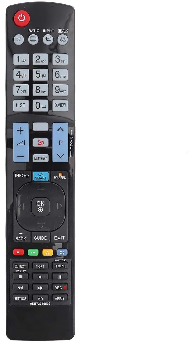 Dailygoody - Universele Smart TV Afstandsbediening - Gemakkelijk in gebruik - 10 meter bereik - Compatibel met diverse modellen - Ideaal voor elk hui