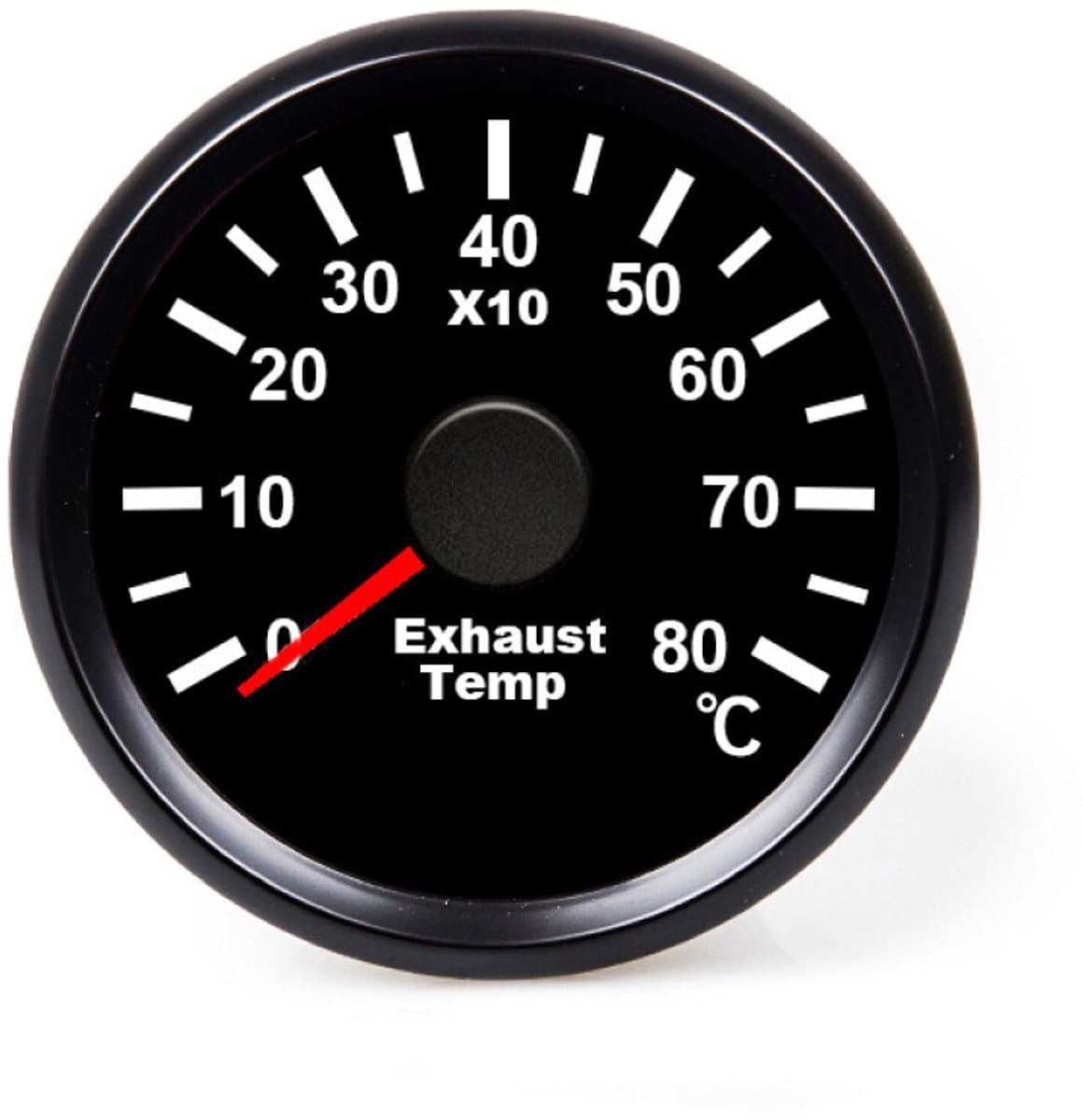 Hollex Uitlaattemp. meter Zwart 9-32V
