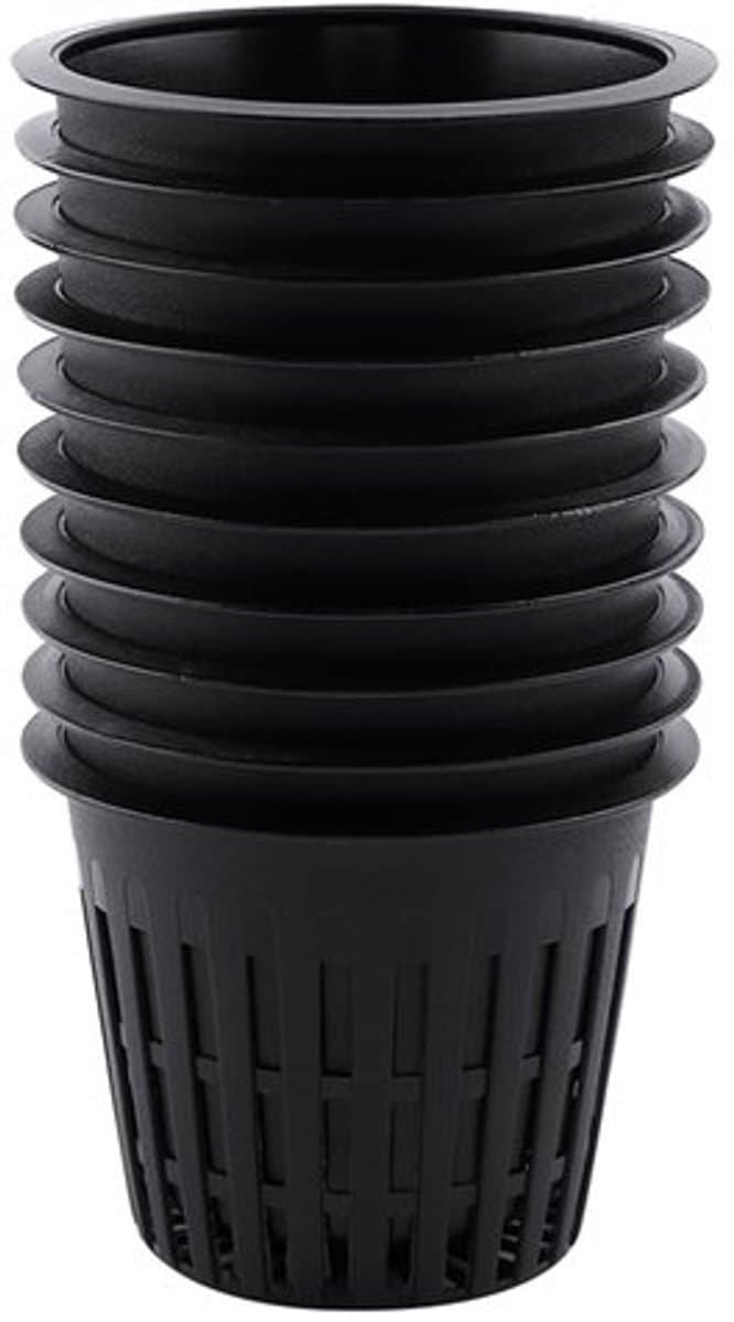 10 Stks Mesh Plant Potten, Aquatische Vijver Plant Potten, Hydrocultuur Plantenmand Voor Lelie En Andere Waterplanten(Zwart)