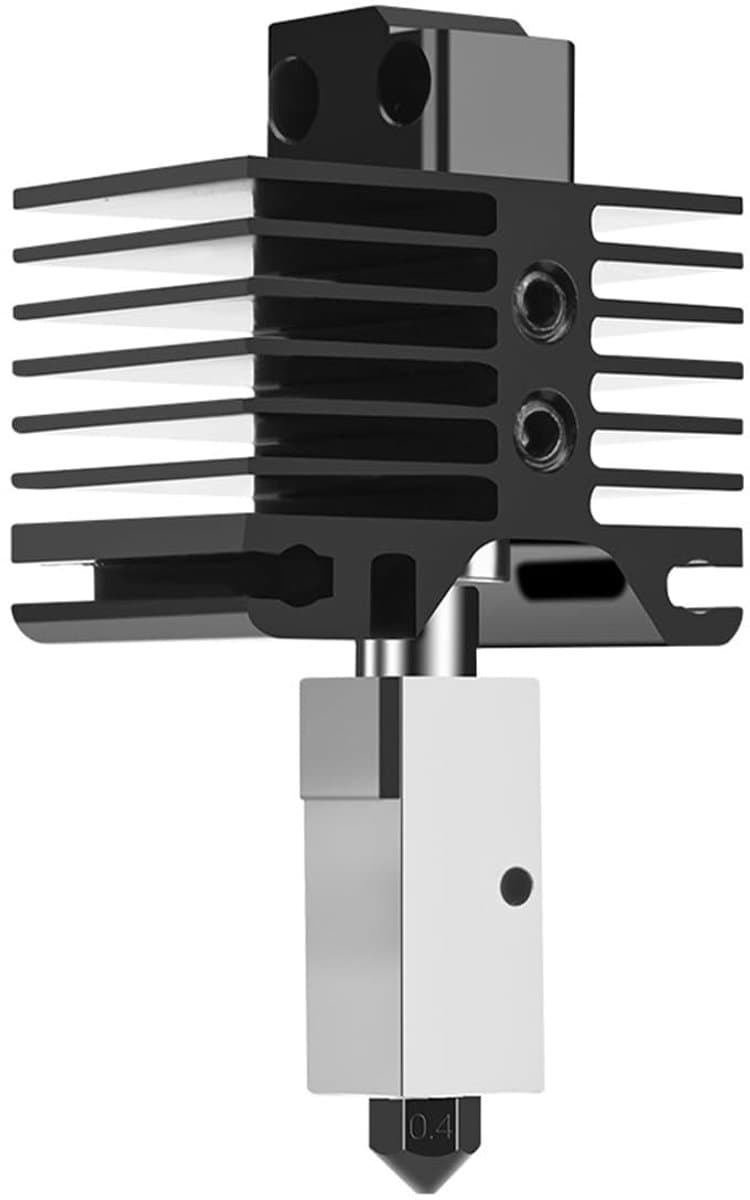 Allecto - Extrusie Kop Hot End - 3D Printer Nozzle - Hoge Temperatuur - Gehard Staal - Messing - Geschikt voor Bambu Lab Tobamboo X1 P1P