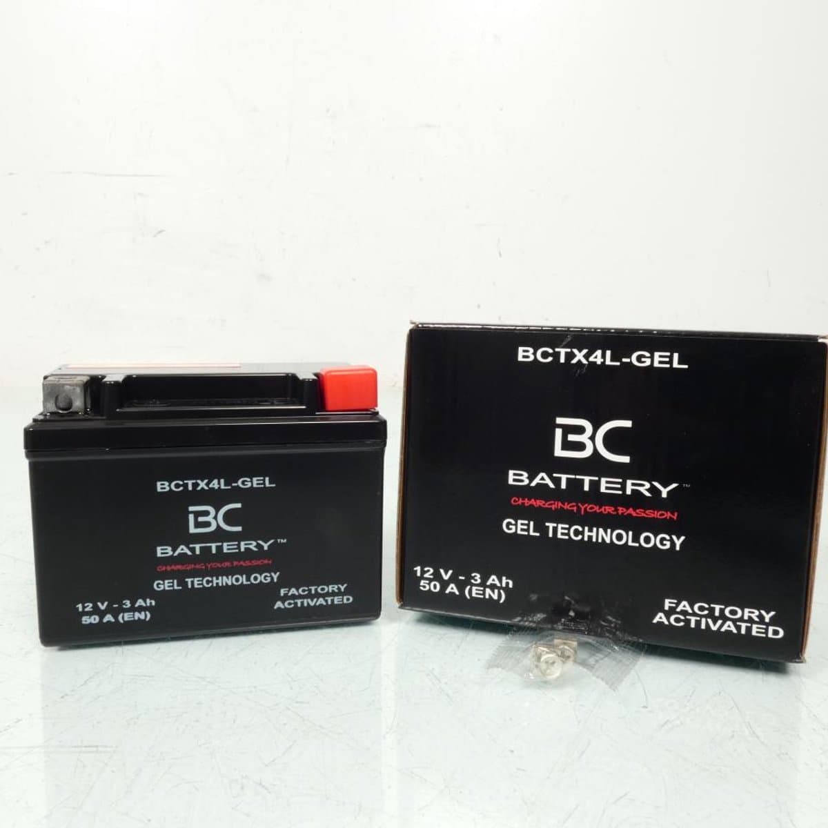 Batterie SLA BC Battery pour Scooter Cagiva 50 City 1992 à 1997 YTX4L / 12V 3Ah Neuf