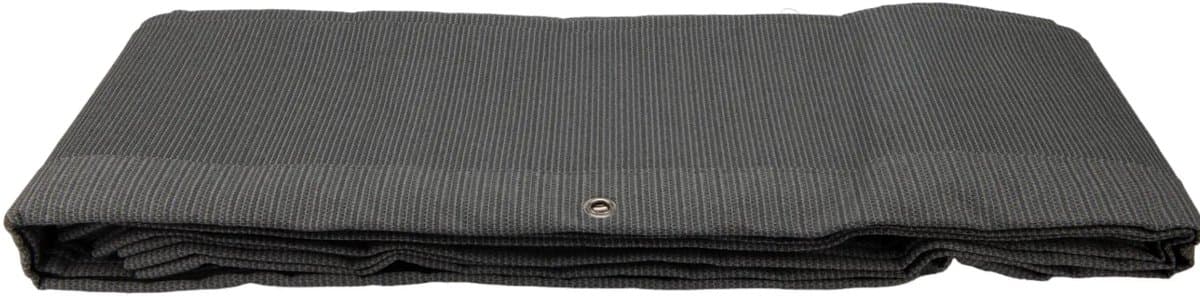 Harmonica schaduwdoek 370x500cm Cool Grey - Exclusief Bevestigingsmateriaal