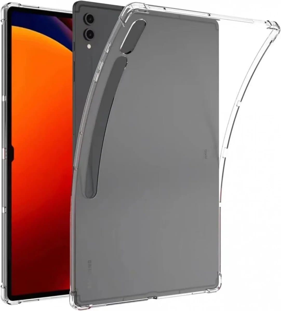Schokbestendige TPU Hoes Transparant Geschikt voor Samsung Galaxy Tab S9 Plus / Tab S9 FE Plus - Shockproof Back Cover Doorzichtig