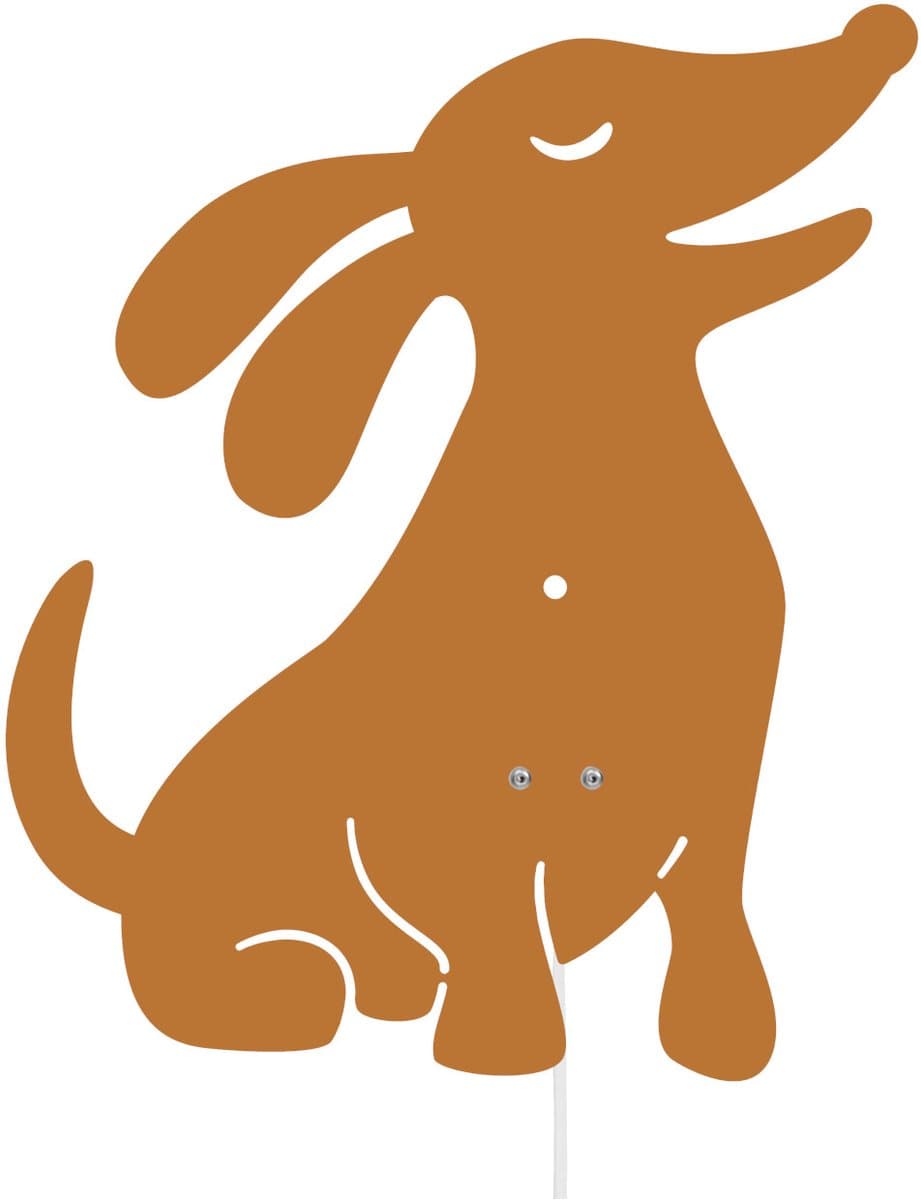 Roommate Dog Lamp Golden Brown