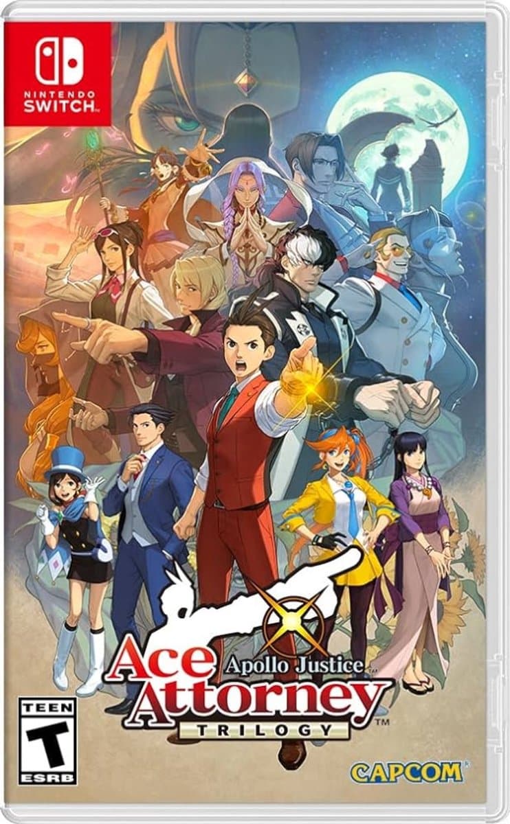 Nintendo Games Switch Apollo Justice Ace Attorney Trilogy Import Usa Transparant